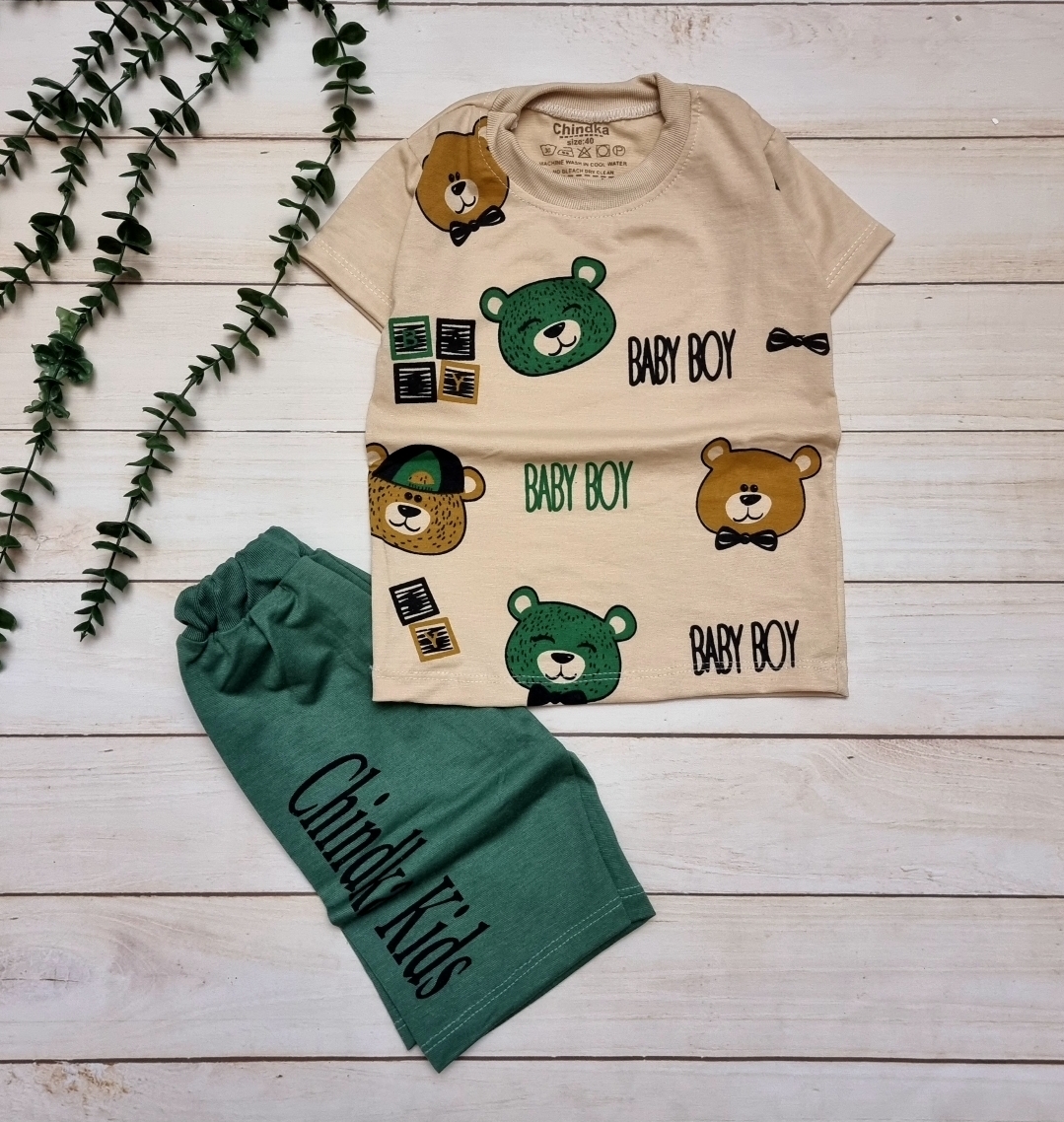 تیشرت شلوارک بچگانه خرس baby boy