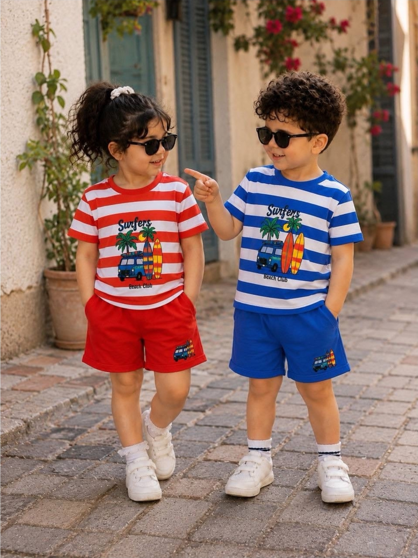 تیشرت شلوارک بچگانه ساحل
