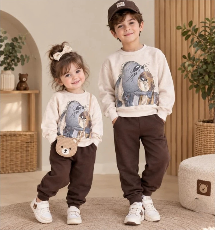 بلوز شلوار بچگانه دو خرگوش
