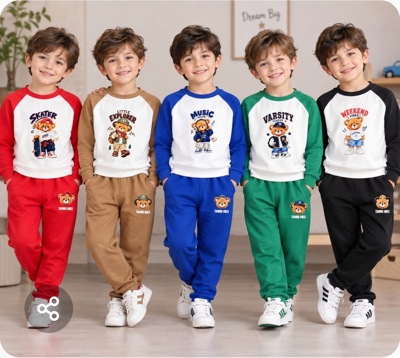 بلوز شلوار بچگانه تدی
